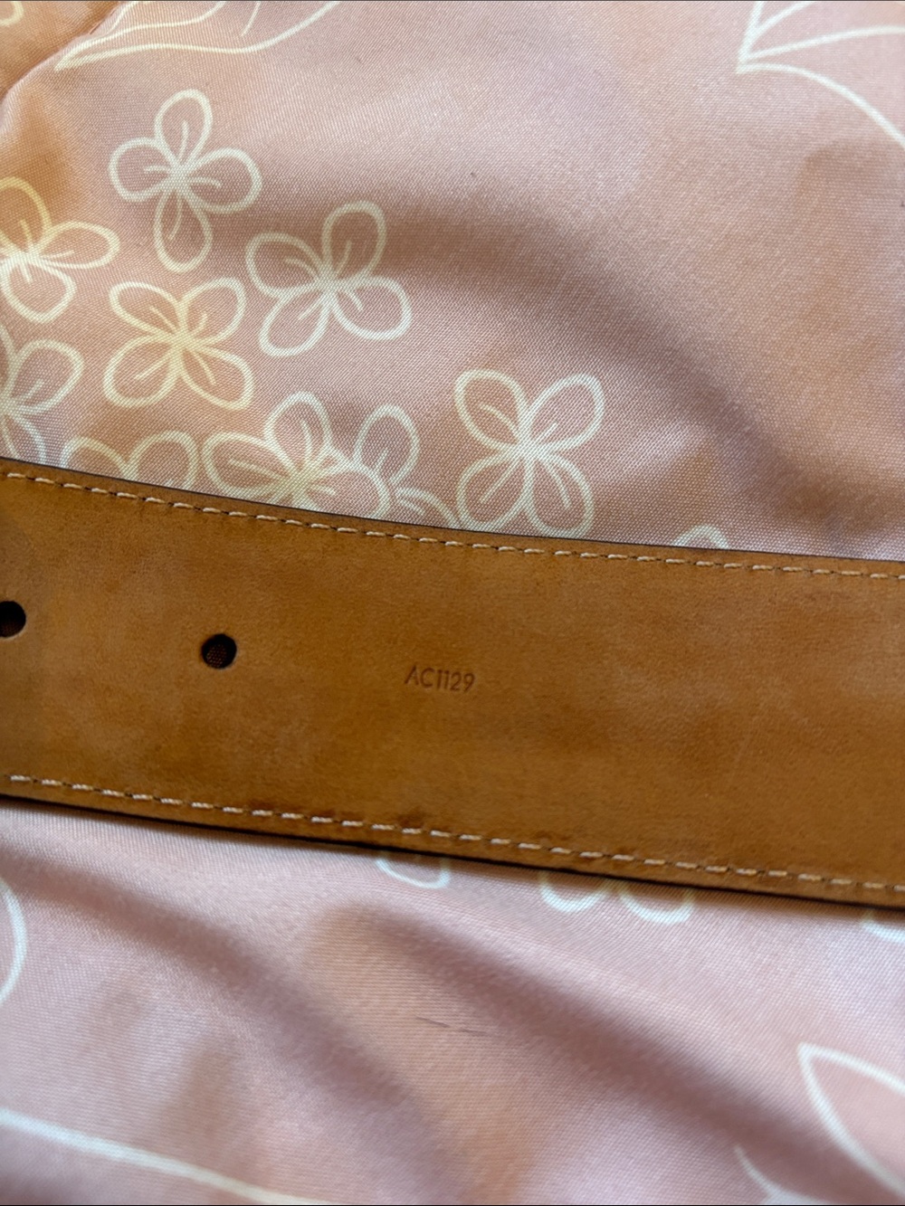 Louis Vuitton M9608 Logo Canvas Belt Size 90/36 - Picture 10 of 13